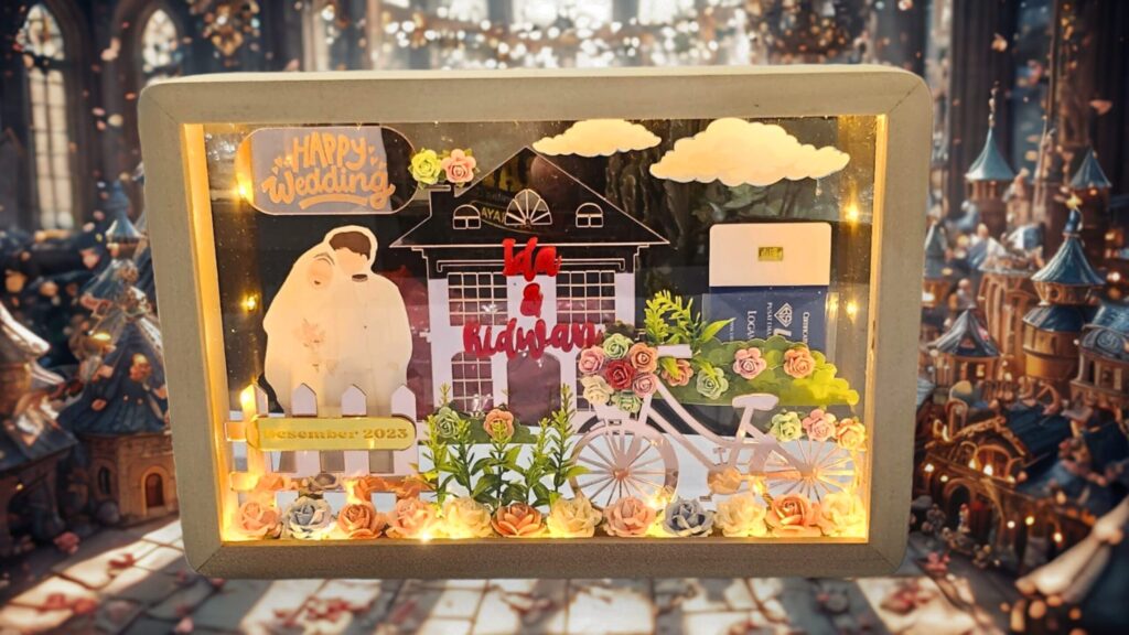 Popup 3D frame